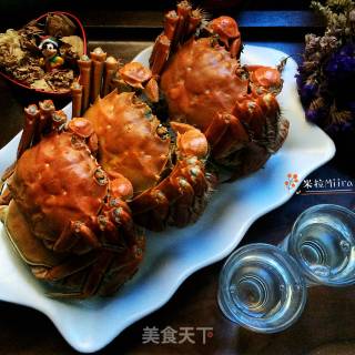 Steamed Hairy Crabs recipe