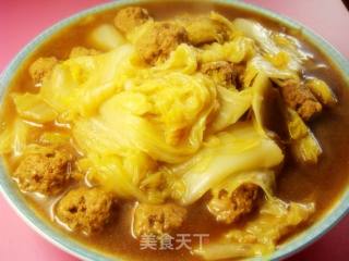 Cabbage Meatballs Stewed Vermicelli recipe