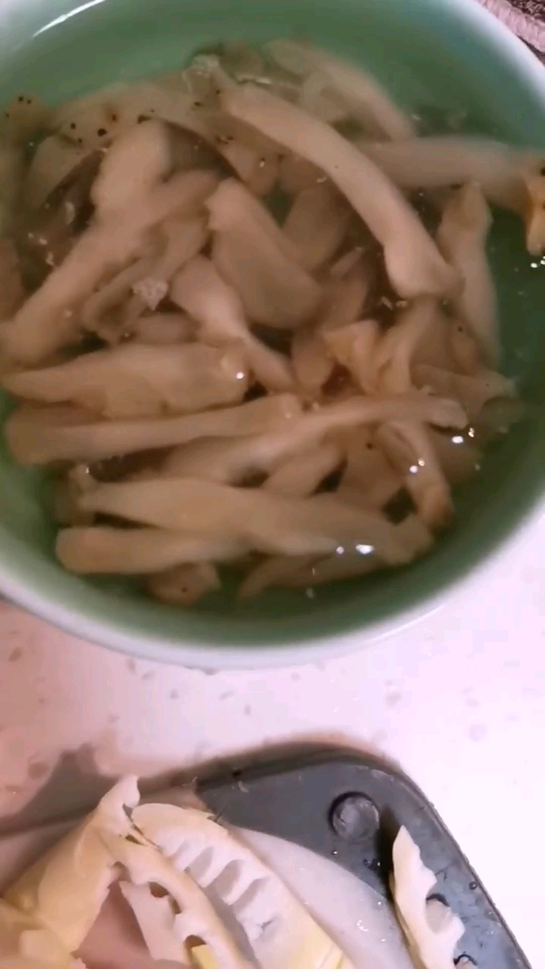 Stir-fried Shredded Chicken with Spring Bamboo Shoots recipe