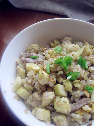 Fried Rice with Steamed Rice and Pork and Egg recipe