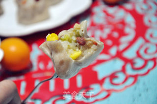 Brown Wheat Sausage Shaomai recipe