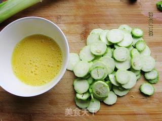 Loofah Vermicelli Egg Drop Soup recipe