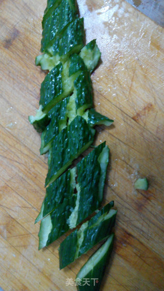 Pork Head Meat Mixed with Cucumber recipe