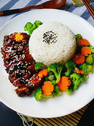 Teriyaki Chicken Drumstick Rice A Must-have Delicious Rice Bowl for Lazy People recipe