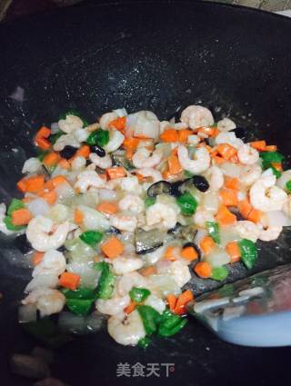 Colorful Cashew Shrimp recipe