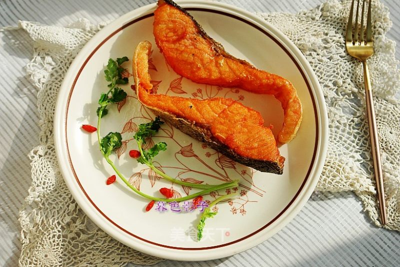 Soft Fried Salmon recipe