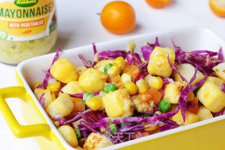 Assorted Salad of Steamed Buns and Vegetables recipe