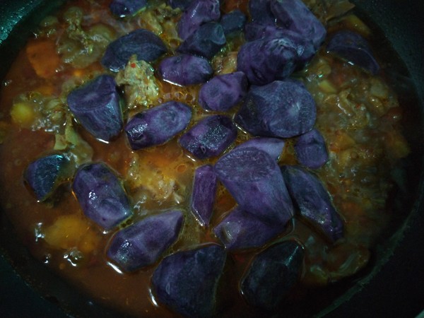 Purple Potato Roast Chicken recipe