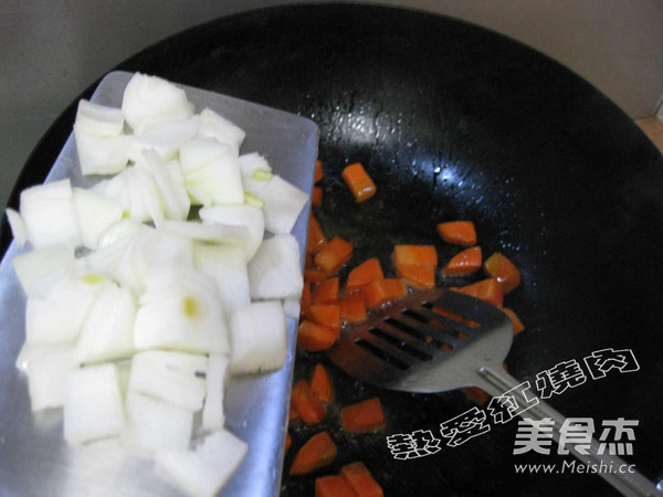 Coconut Shell Seafood Rice recipe