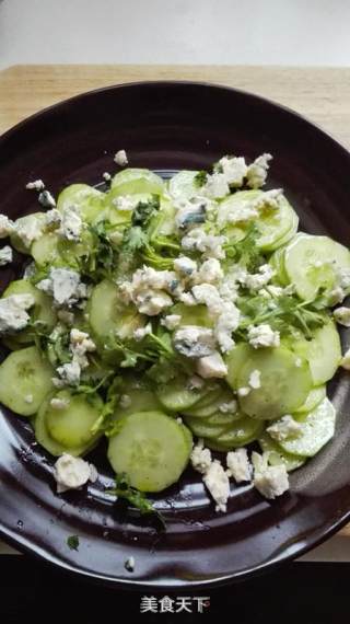 Cucumber Cheese Salad recipe