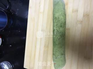 Matcha Manju Two-color Roll recipe