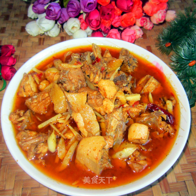 Braised Chicken with Red Peppers-------enhance Stamina and Strengthen The Body
