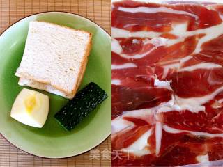 Spanish Ham with Toast recipe