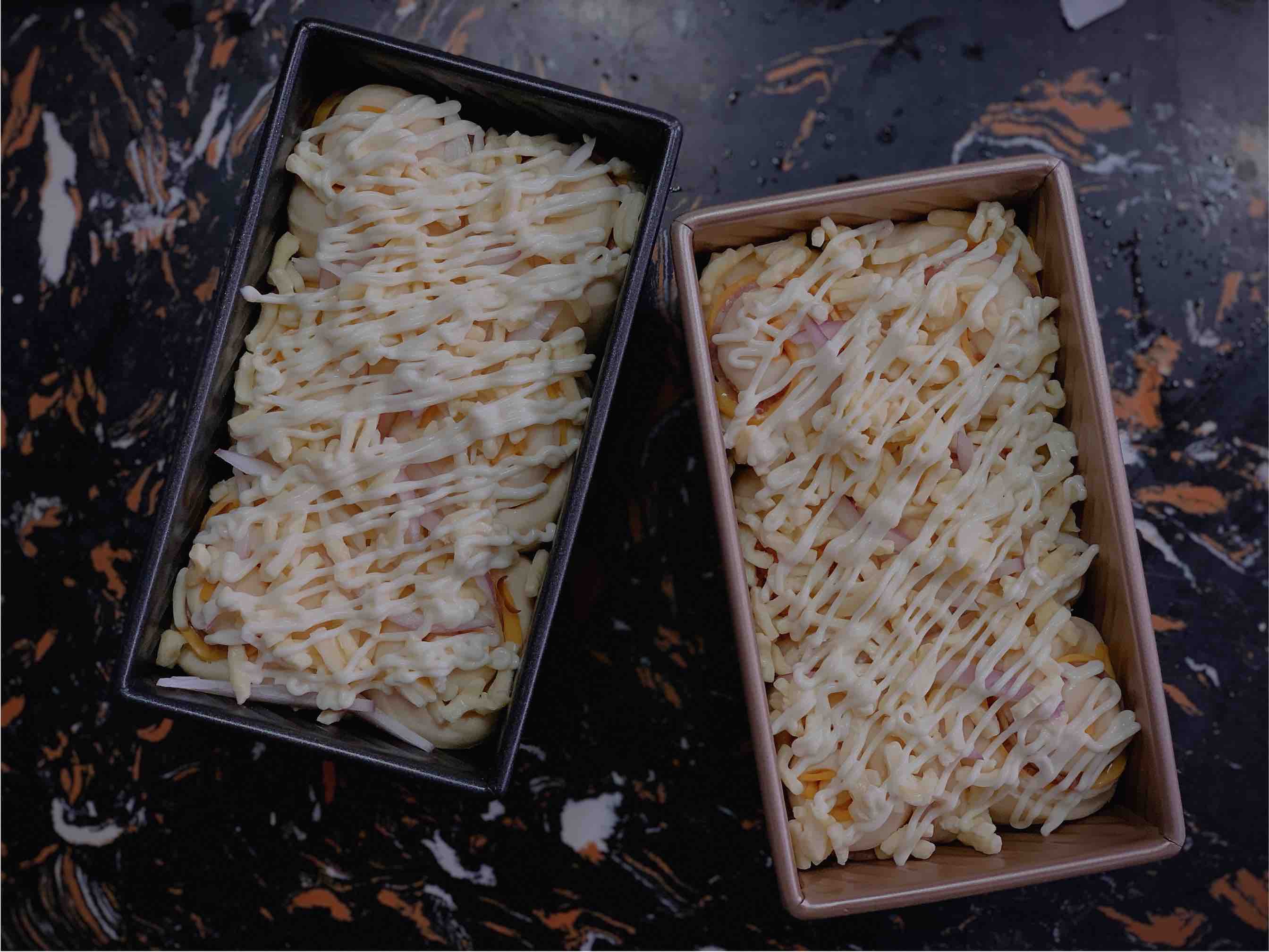 Cheese Bacon Onion Toast recipe