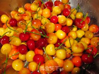 Canned Red and Yellow Cherries recipe