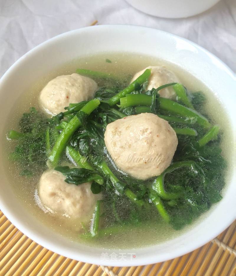 Watercress Meatball Soup recipe