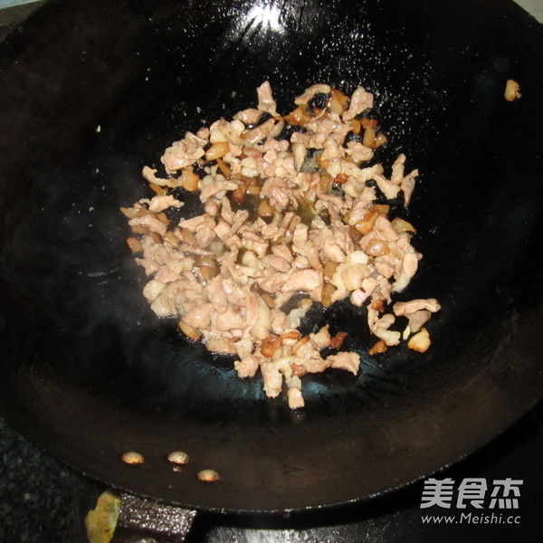 Fried Pork with Dried Radish recipe