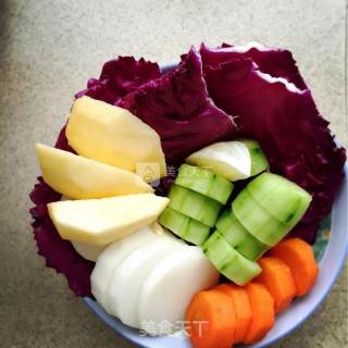 Rainbow Fruit Shake recipe