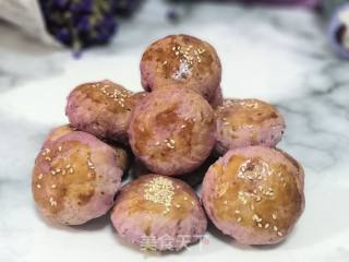 Taro Mashed Purple Potato Shortbread recipe