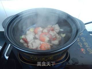 Sliced Pork and Vegetable Stew Pot recipe