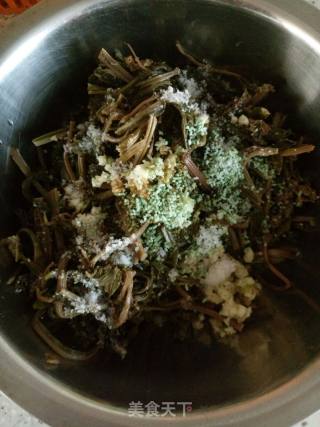 Cold Wild Mountain Vegetables ~ Bracken recipe