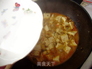 Home Cooking-spicy Stewed Tofu with Shiitake Mushrooms recipe