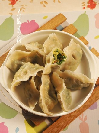 Dumplings Stuffed with Sea Rice, Chives and Goose