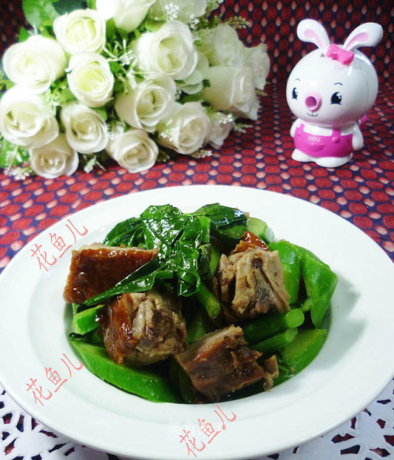 Roast Duck Stir-fried Kale recipe