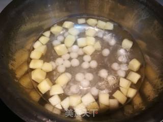 #团圆饭# Apple Cooked Glutinous Rice Balls recipe