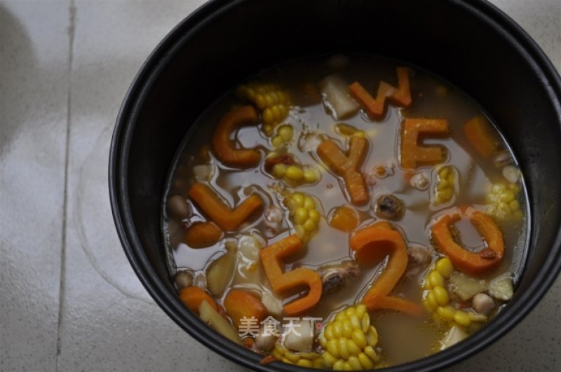 Make Love Corn Rib Soup for Girlfriend recipe