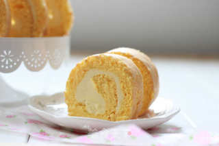 [tomato Recipe] Japanese Style Cotton Cake Roll-easy to Operate, Delicate Taste recipe