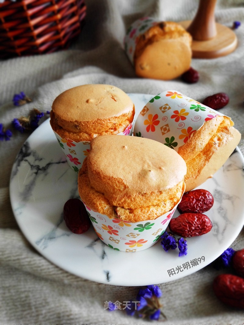Red Date Raisin Cake Cup recipe