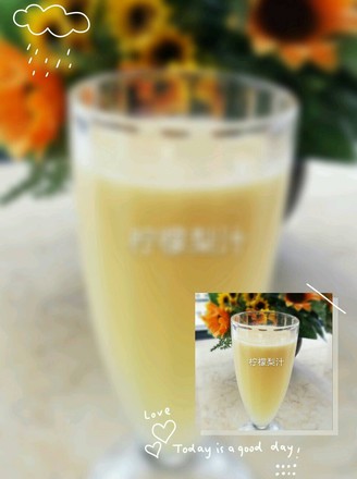 Lemon Pear Juice recipe