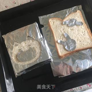 Cute Toast Pieces recipe