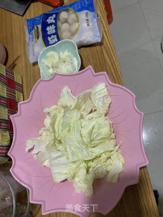 Fried Fish Balls with Cabbage recipe