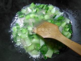 Pork Belly and Green Cabbage Rice Cake Soup recipe