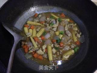 Fresh and Strong Flavor----【curry Chicken with Bamboo Shoots】 recipe