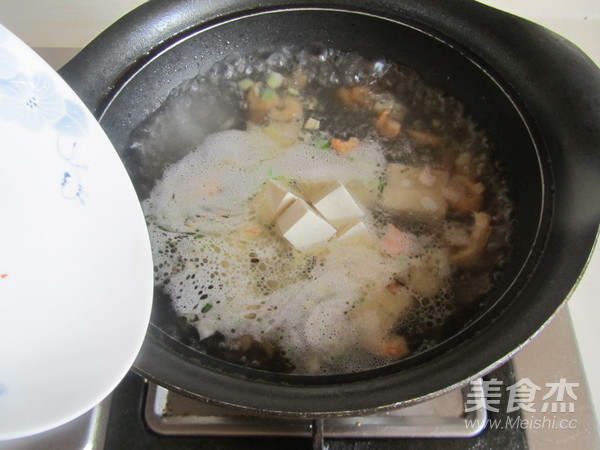 Tofu and Bean Miao Pork Soup recipe