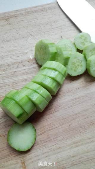 Green Mango Cucumber Platter recipe