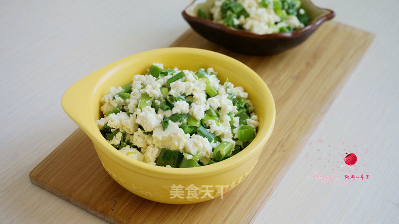 Tofu with Shallots recipe