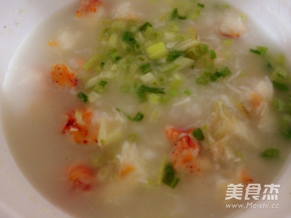 Baked King Crab with Cheese and Crab Congee recipe