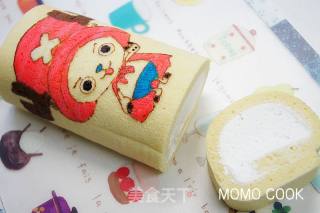 One Piece Choba Painted Cake Roll recipe