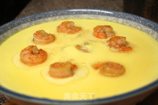 Tofu and Shrimp Egg Custard recipe