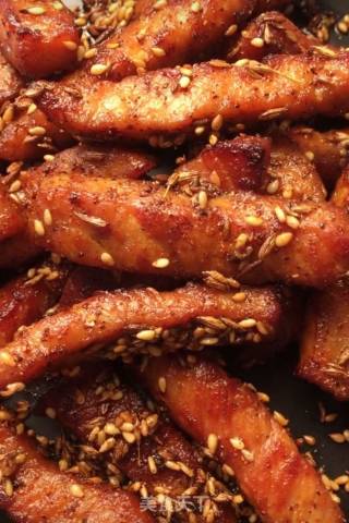 Spicy Pork Strips recipe