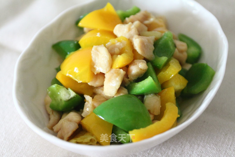 Home-style Stir-fry: Diced Chicken with Pepper recipe