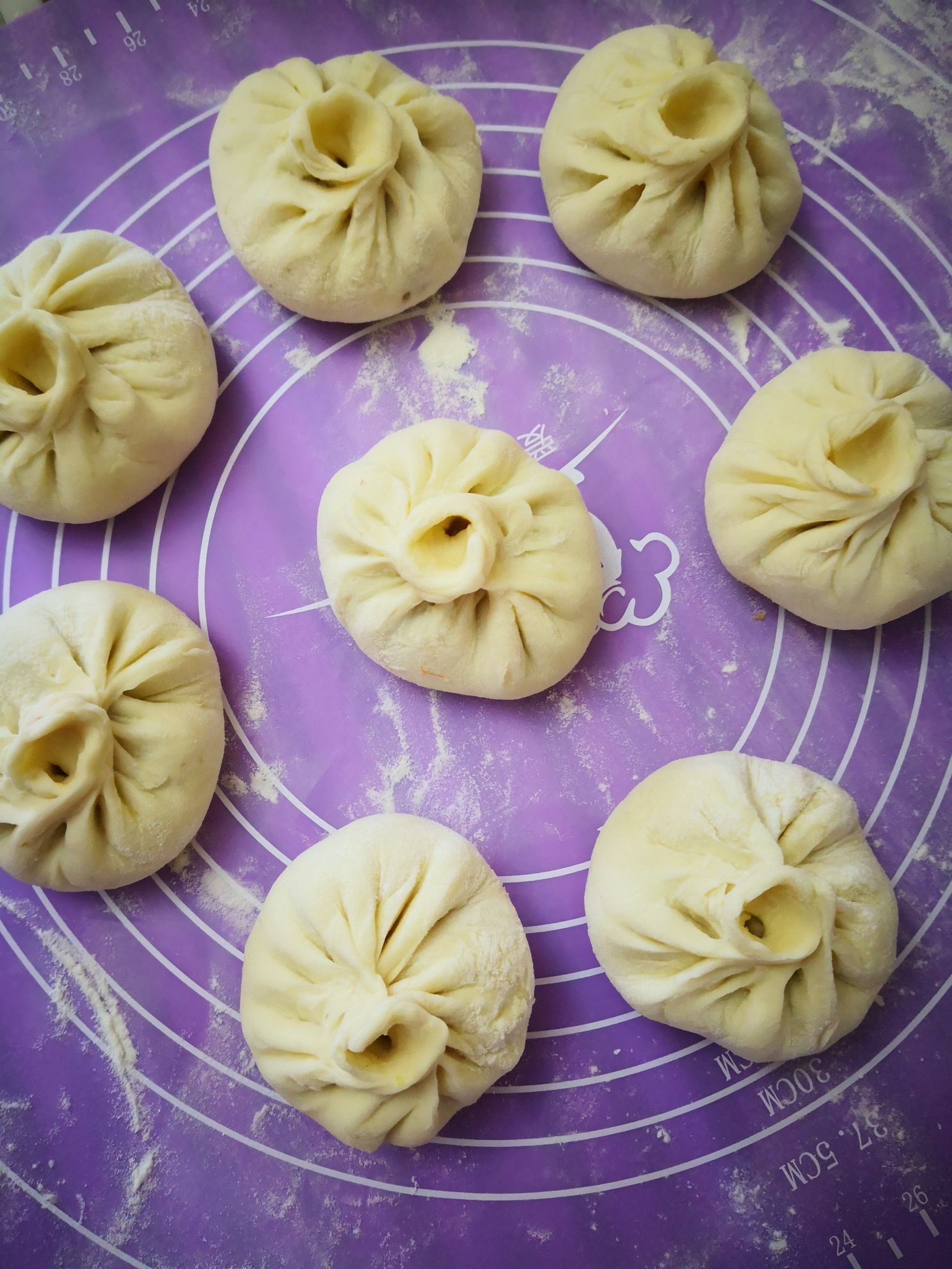 Celery and Dried Shrimp Buns recipe