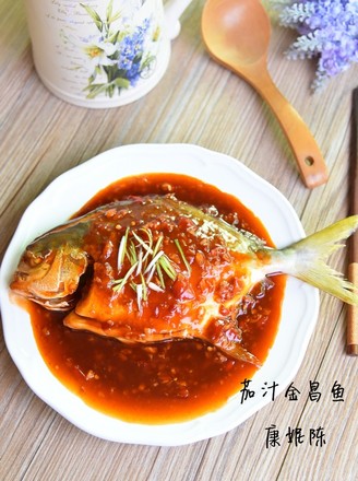 Kim Chang Fish in Tomato Sauce recipe