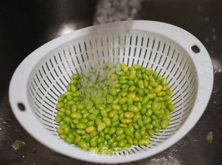 Stir-fried Edamame with Minced Beef recipe