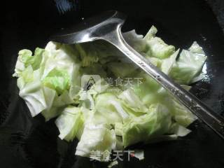 Stir-fried Cabbage with Beef and Mustard recipe