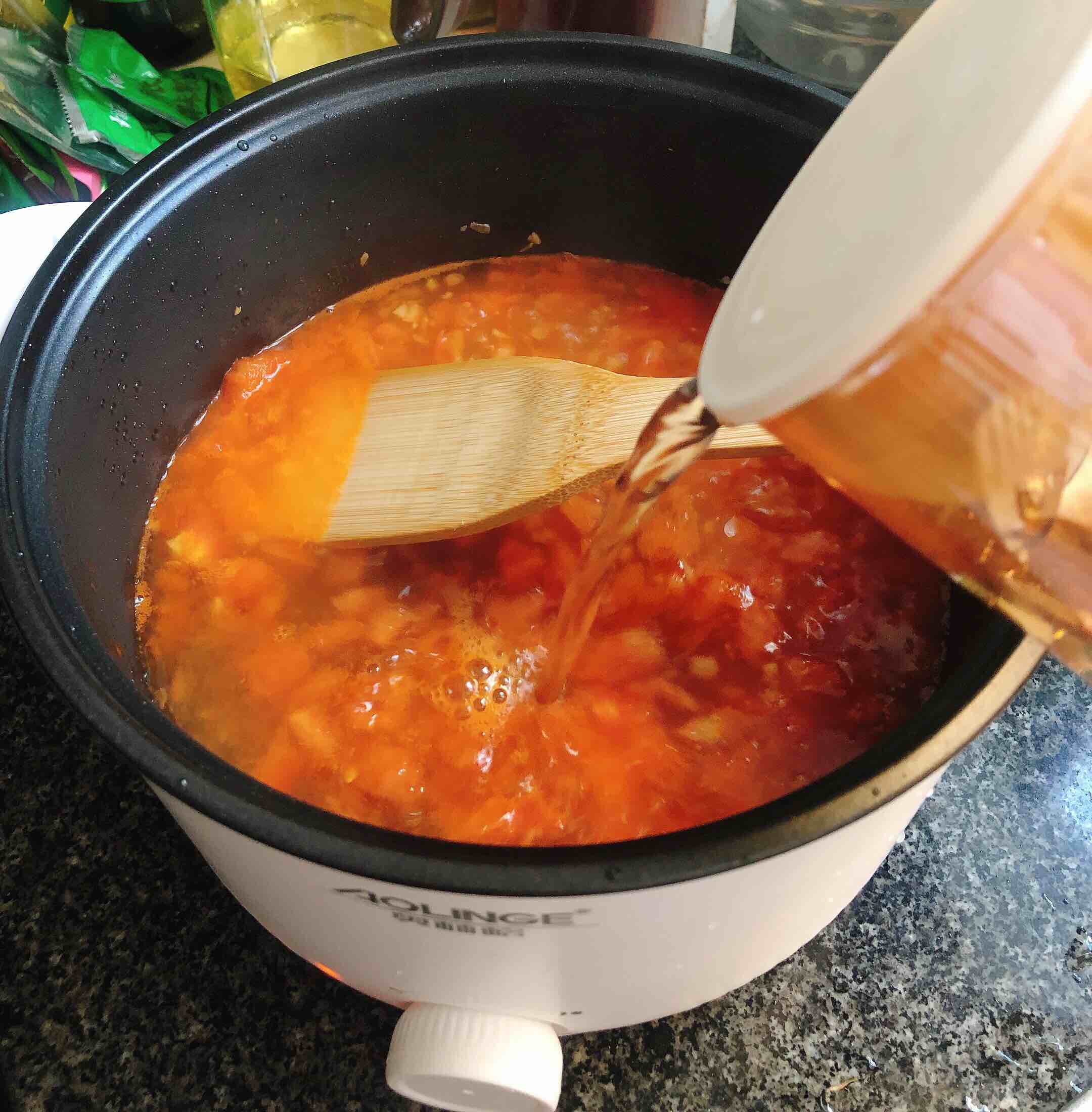 Spicy Tofu Seafood Hot and Sour Soup recipe